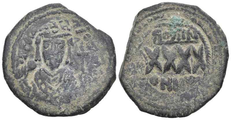 Byzantine
Phocas (602-610 AD). Nicomedia
AE Follis (30.76mm 11.82g)