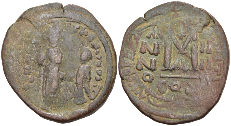 Byzantine
Heraclius with Heraclius Constantine (610-641 AD). Constantinople
AE...