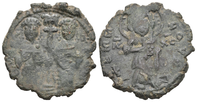 Byzantine
Constantine X Ducas with Eudocia (1059-1067 AD). Constantinople
AE F...