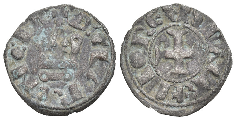 World
CRUSADERS. Principality of Achaea
BI Denier (19.14mm 0.79g)