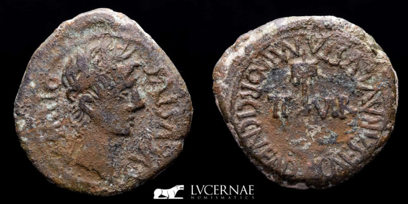 Roman Provincial - Augustus period. Semis (5.70 g 22 mm.). Minted in Caesar Augu...