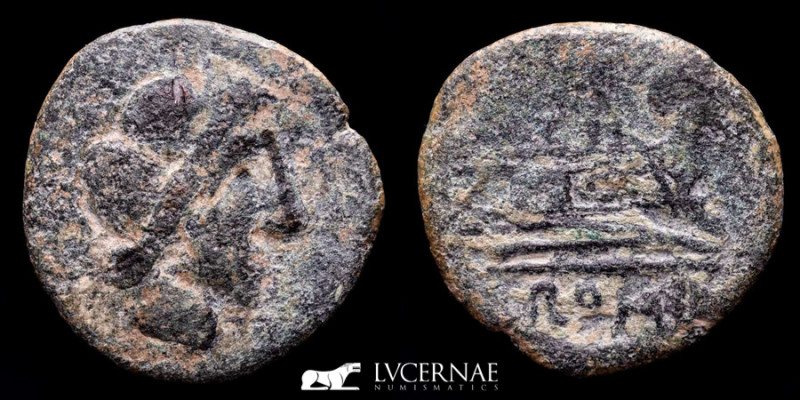 Roman Republic - Anonymous Æ Semis (8,55 g., 27 mm.) Rome, circa 211-206 BC. 

L...