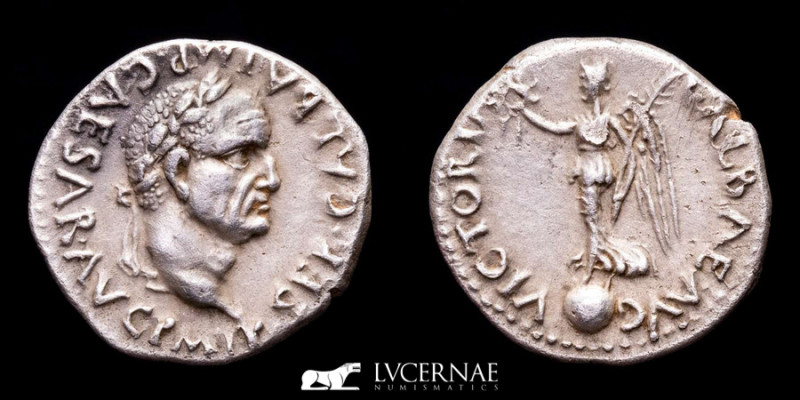 Roman Empire - Galba (68-69 A.D.) Silver quinarius (1.73 g. 14 mm.), Lugdunum mi...