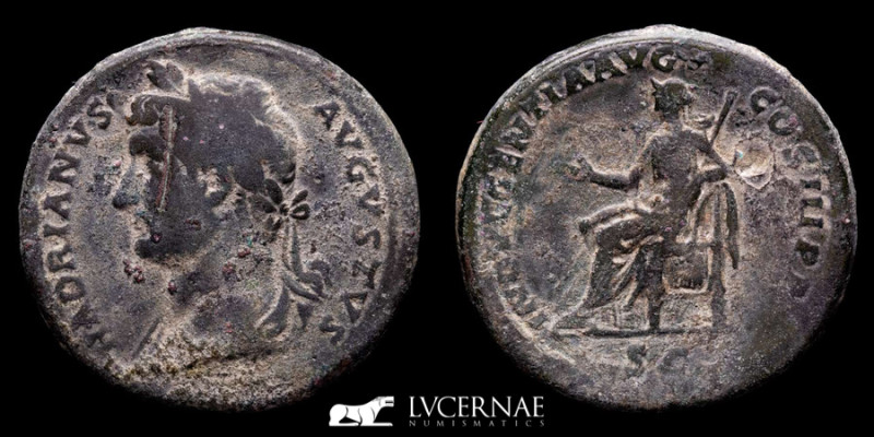 Roman Empire - Hadrian (117-138 AD) Bronze Sestertius (23.76 g. 33 mm.) Rome min...