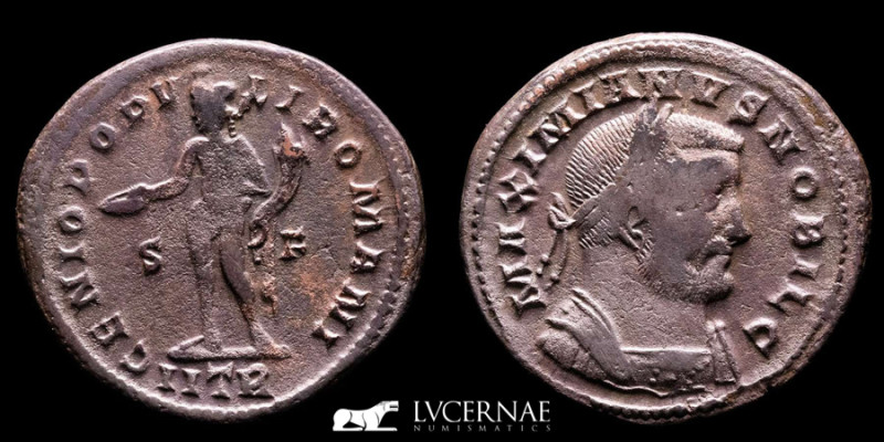 Roman Empire. Galerius (293-305 A.D.) - AE large follis (12,15 g. 27 mm.). Trier...