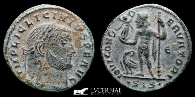 Roman Empire - LICINIUS I (308-324)
Bronze follis. Minted in Siscia. 

IMP LIC L...