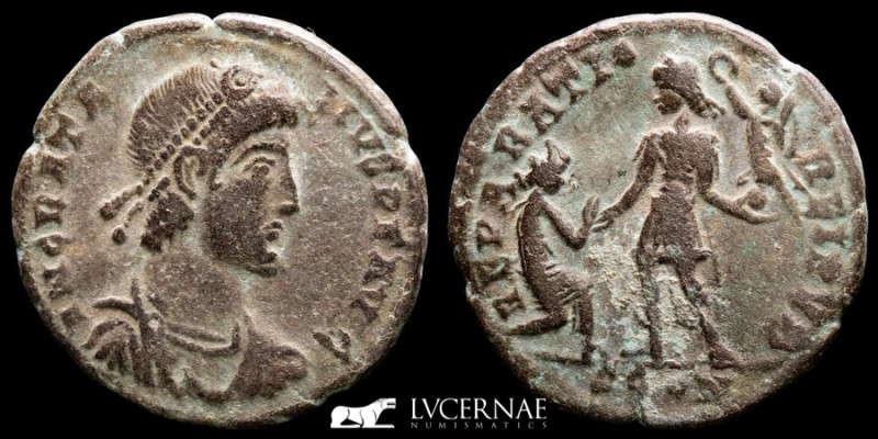 Roman Empire - Gratian (367-383 A.D.) AE Maiorina (5,74 g., 23 mm.), Arles. 378-...