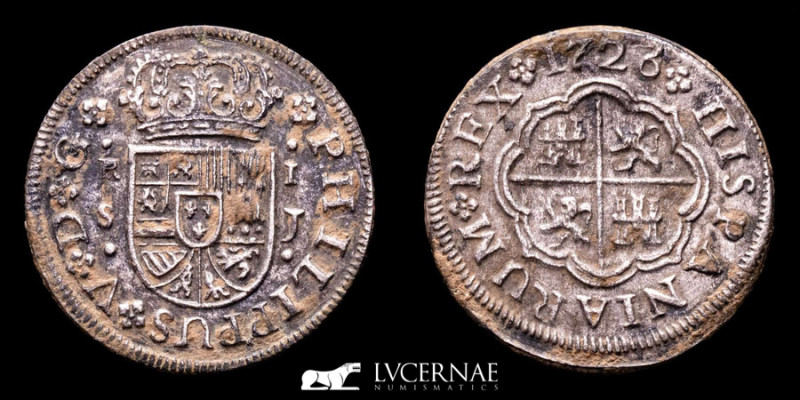 Spain - Felipe V (1700-1746), 

Silver real (6,47 g. 22 mm.) minted in Sevilla i...