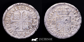Fernando VI (1746-1759) silver 1/2 Real 1,32 g  y 15 mm. Madrid 1750-JB Good very fine (MBC+)