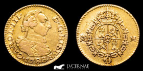 Carlos III (1759-1788) Gold Gold 1/2 Escudo 1,78 g. 15 mm. Madrid 1788 M. Good very fine
