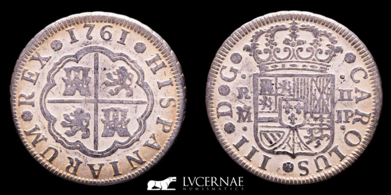 Spain - Carlos III (1759-1788), silver 2 reales, (5.75 g. 26 mm.) Madrid mint, 1...