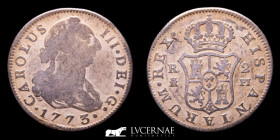 Carlos III (1759-1788) Silver 2 Reales 5.48 g., 26 mm. Madrid 1773 GVF