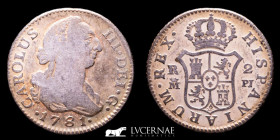 Carlos III (1759-1788) Silver 2 Reales 5.85 g 25 mm. Madrid 1781 PJ gVF