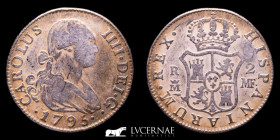 Carlos IV (1759-1788) Silver 2 Reales 5.90 g., 25 mm. Madrid 1776  M.F GVF