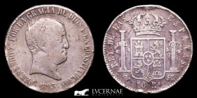 Fernando VII Silver 20 Reales big head" 26,56 g., 37 mm Madrid 1823 M-S.R Good fine"