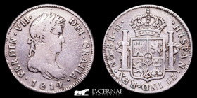 Fernando VII Silver 8 Reales 26,55 g., 40 mm Guatemala 1814. NG - M Good very fine