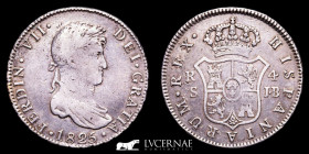 Fernando VII Silver 4 Reales 13,40 g., 33 mm Sevilla 1825. S - J.B. good very fine