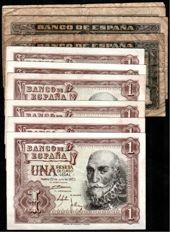 4 de septiembre de 1940. 1 peseta. Series A, B, D, F y H. E442a. 22 de julio de ...