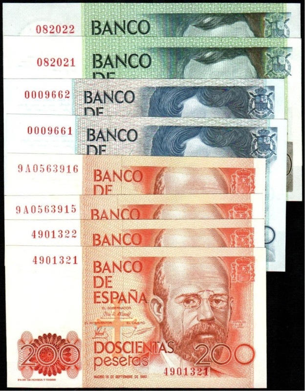 23 de octubre de 1979. 1.000 pesetas. Sin serie. Pareja correlativa. E477. 16 de...