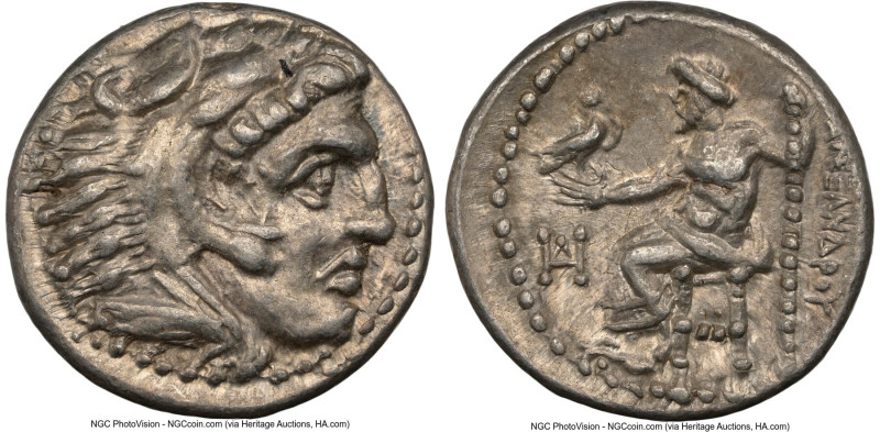 MACEDONIAN KINGDOM. Alexander III the Great (336-323 BC). AR drachm (16mm, 11h)....