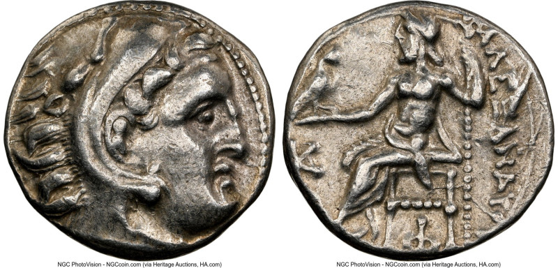 MACEDONIAN KINGDOM. Alexander III the Great (336-323 BC). AR drachm (18mm, 11h)....