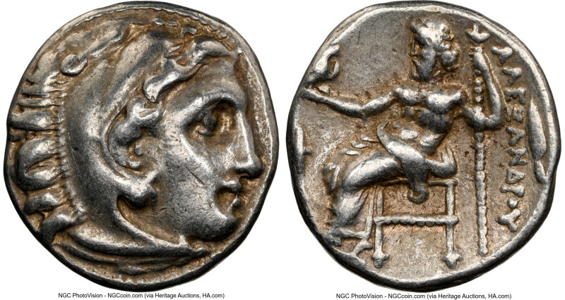 MACEDONIAN KINGDOM. Alexander III the Great (336-323 BC). AR drachm (17mm, 11h)....