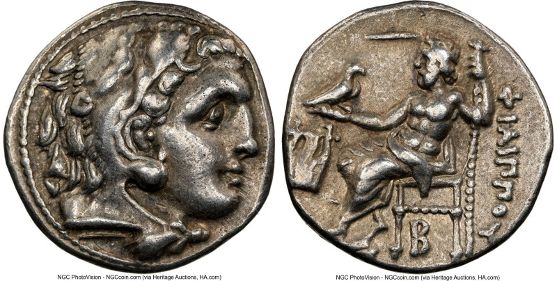 MACEDONIAN KINGDOM. Philip III Arrhidaeus (323-317 BC). AR drachm (17mm, 12h). N...