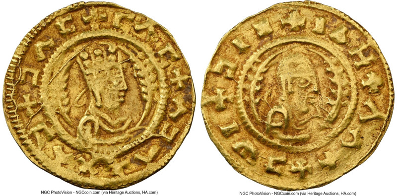 AXUMITE KINGDOM. Ebana (ca. AD 440-470). AV tremissis or unit (17mm, 1.65 gm, 12...