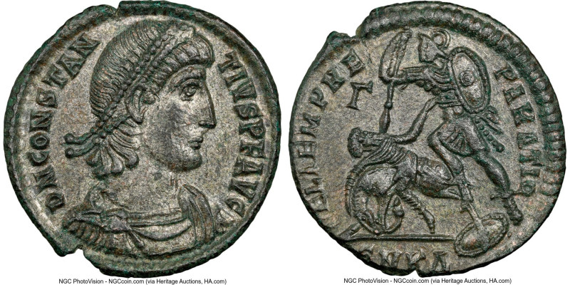 Constantius II, as Augustus (AD 337-361). BI centenionalis (23mm, 4.77 gm, 6h). ...