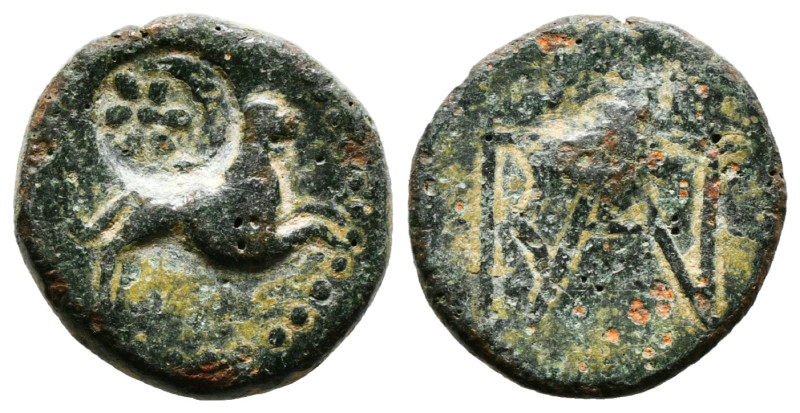 Greek Coins
KINGS OF BOSPOROS. Polemo I (5,2 gr - 18,80 mm) (Circa 37-8 BC). Ae...