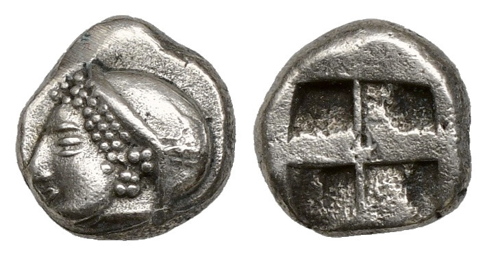 Greek Coins
IONIA. Phokaia. Diobol (1,1 gr - 8,90 mm) (Circa 521-478 BC).
Obv: A...