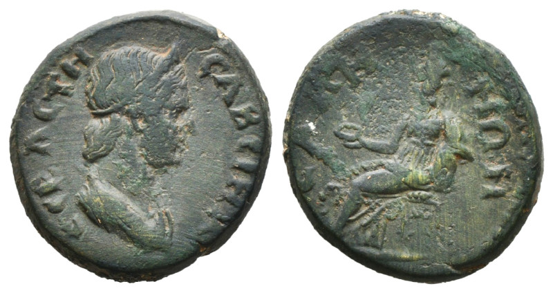 Roman Provincial
LYDIA. Sala. Sabina, Augusta, 128-136/7. ae (4,6 gr - 18,90 mm ...