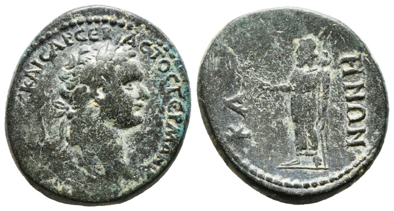 Roman Provincial
Domitian. AE 26; Domitian; 81-96 AD, Cadi, Phrygia, AE (12,2 gr...