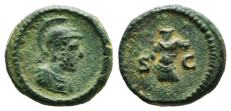 Roman Imperial
ANONYMOUS. Time of Hadrian to Antoninus Pius (117-161). Quadrans....