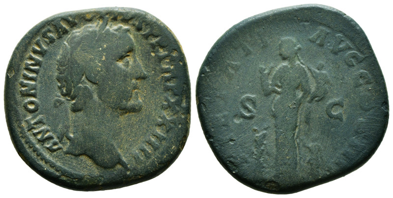 Roman Imperial
Antoninus Pius. AD 138-161. Æ Sestertius (23,8 gr - 29,90 mm). Ro...