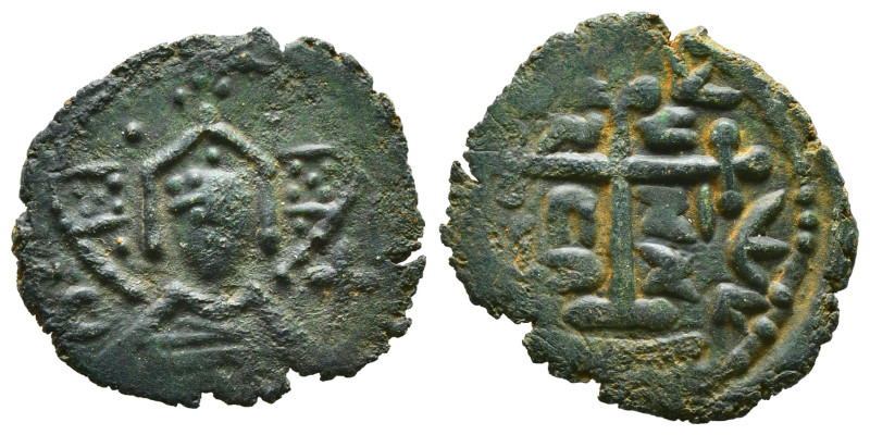 Medieval and World
Crusader States, Edessa (County). Joscelin I or II Æ Follis ...