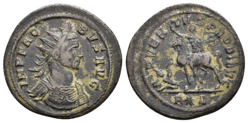 IMPERIO ROMANO. PROBO. Antoniniano. Roma (276-282). A/ Busto radiado, drapeado y...