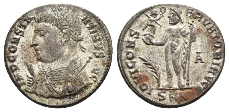 IMPERIO ROMANO. CONSTANTINO I. Follis. Nicomedia (317-320). A/ Busto laureado, d...