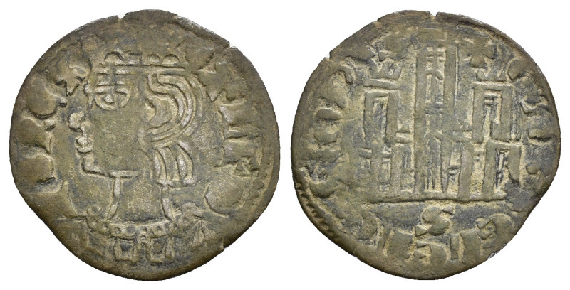 REINOS DE CASTILLA Y LEÓN. ALFONSO XI. Cornado. Sevilla. VE 0,8 g. 19 mm. MOMECA...