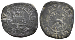 REYES CATÓLICOS. 2 maravedís. Burgos. Venera. AE 5,02 g. 21,8 mm. AC-65. MBC-/BC+.