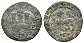 REYES CATÓLICOS. 2 maravedís. Segovia. P. AE 5,32 g. 21,4 mm. AC-103. BC.