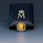 FELIPE VI. 200 euros. 2016. V Centenario de la muerte de Miguel de Cervantes. RCM-FNMT. Oro. En su estuche y con certificado. Prueba.