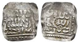 MONEDAS EXTRANJERA. MUNDO ISLÁMICO. Meriníes. Anónimas. 1/3 dírham. Marrakesh. AR 0,54 g. 15x 15 mm. Hohertz-862. MBC/MBC-.
