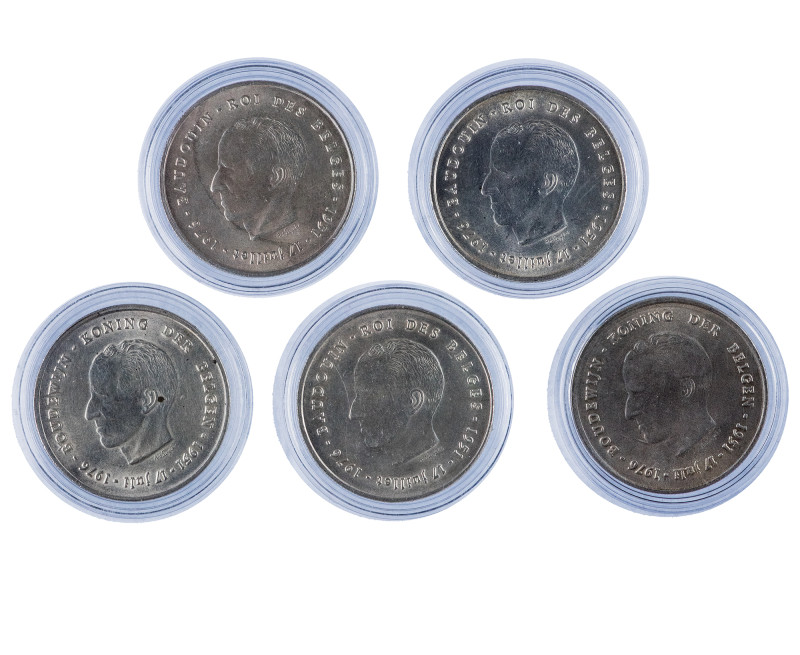 MONEDAS EXTRANJERAS. BÉLGICA. 250 francos. 1951. Aniversario entronización del r...