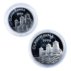 MONEDAS EXTRANJERAS. FINLANDIA. Lote de 2 monedas: 10 y 20 euros. Olavinlinna. Con sus estuches. Prueba.