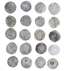 MONEDAS EXTRANJERAS. HUNGRÍA. Lote de 20 dineros de la madonna. EBC-/EBC.