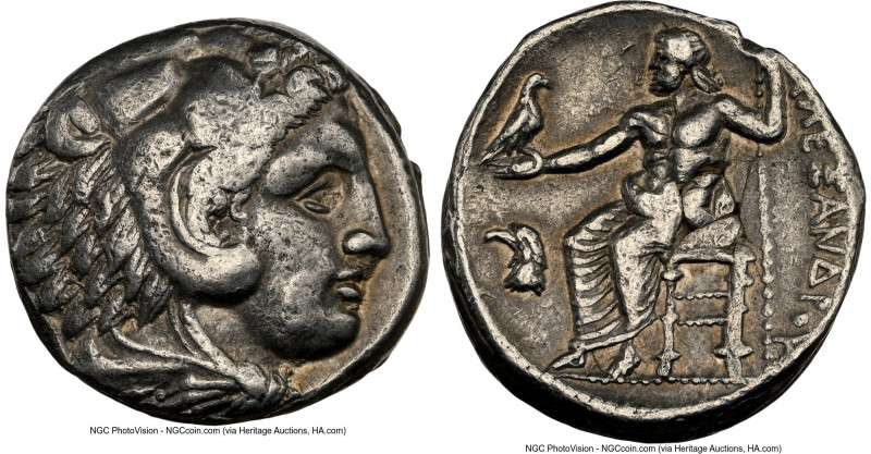 MACEDONIAN KINGDOM. Alexander III the Great (336-323 BC). AR tetradrachm (24mm, ...