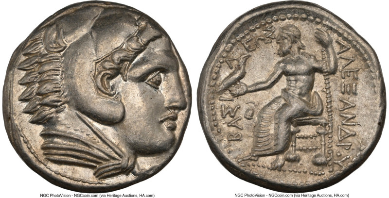 MACEDONIAN KINGDOM. Alexander III the Great (336-323 BC). AR tetradrachm (24mm, ...