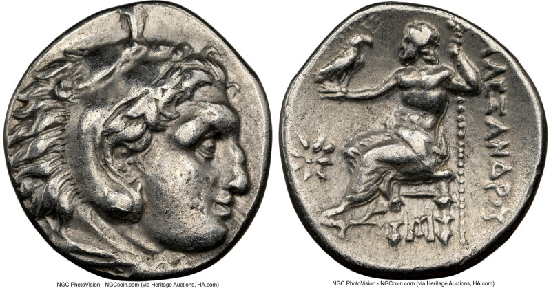 MACEDONIAN KINGDOM. Alexander III the Great (336-323 BC). AR drachm (17mm, 12h)....