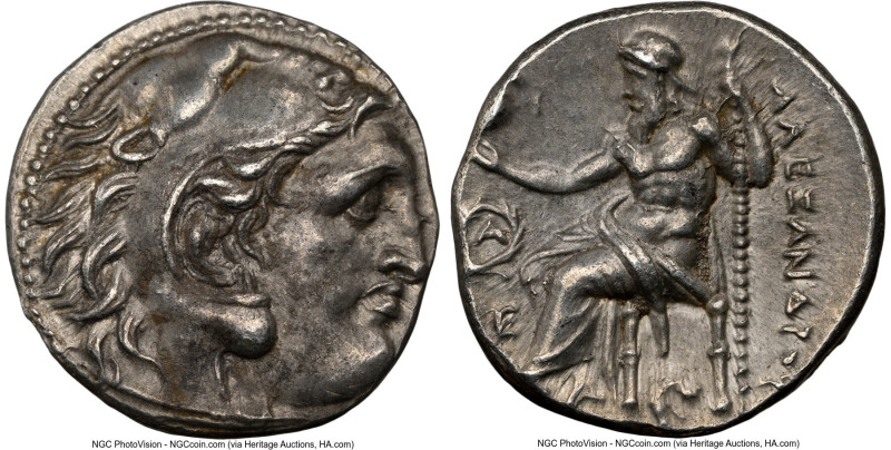 MACEDONIAN KINGDOM. Alexander III the Great (336-323 BC). AR drachm (16mm, 12h)....